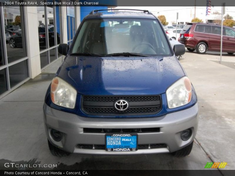 Spectra Blue Mica / Dark Charcoal 2004 Toyota RAV4