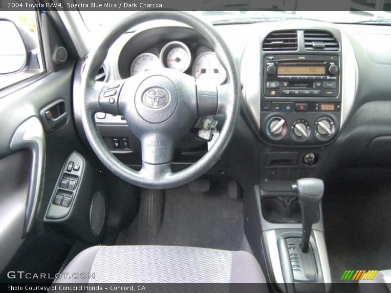 Spectra Blue Mica / Dark Charcoal 2004 Toyota RAV4