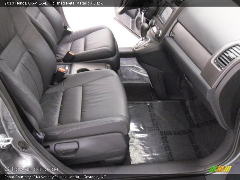 Polished Metal Metallic / Black 2010 Honda CR-V EX-L