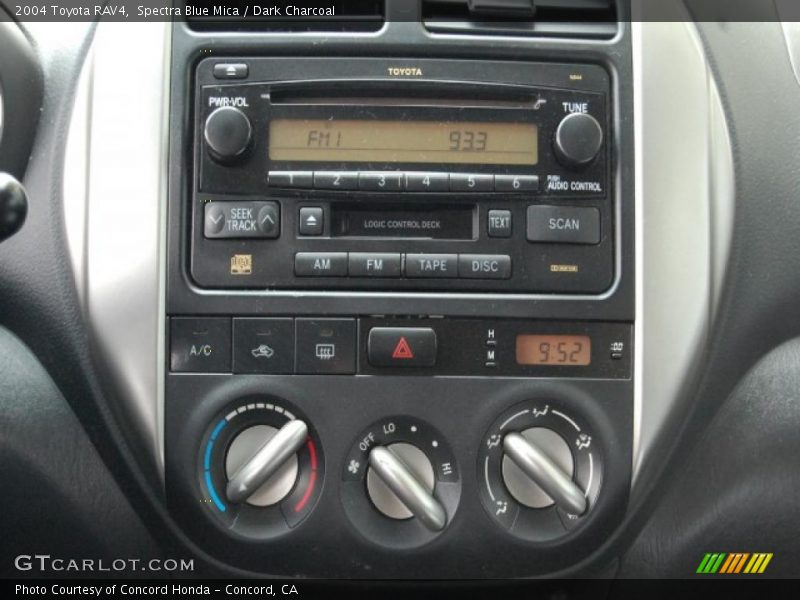 Spectra Blue Mica / Dark Charcoal 2004 Toyota RAV4