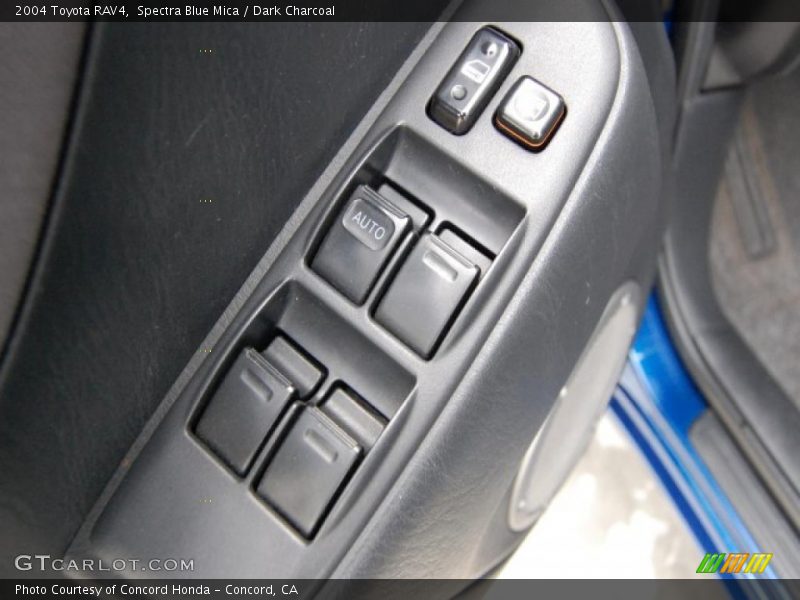 Spectra Blue Mica / Dark Charcoal 2004 Toyota RAV4