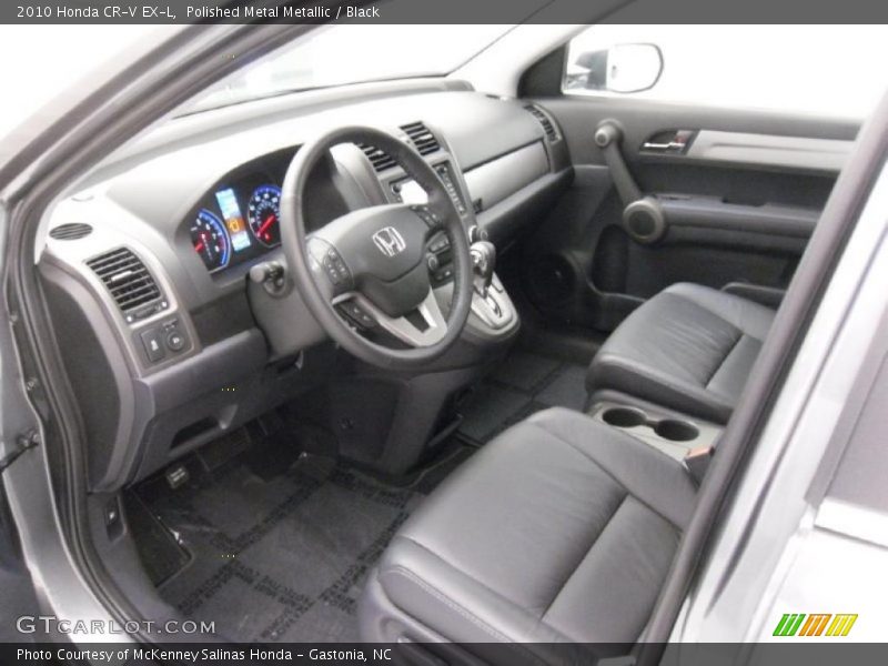 Polished Metal Metallic / Black 2010 Honda CR-V EX-L