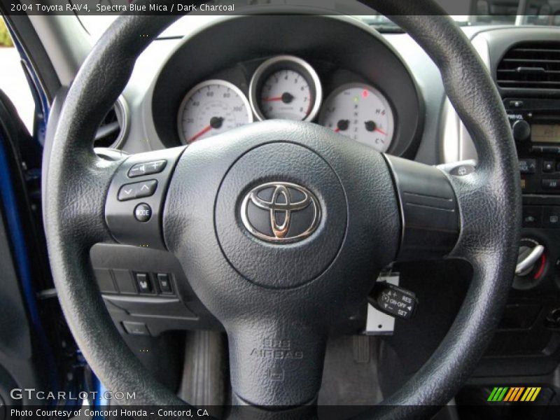 Spectra Blue Mica / Dark Charcoal 2004 Toyota RAV4