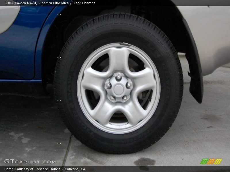 Spectra Blue Mica / Dark Charcoal 2004 Toyota RAV4