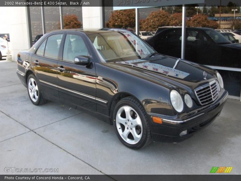 Black / Ash 2002 Mercedes-Benz E 430 Sedan