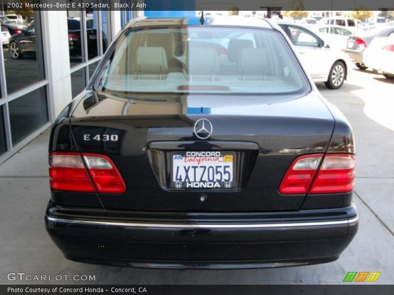 Black / Ash 2002 Mercedes-Benz E 430 Sedan