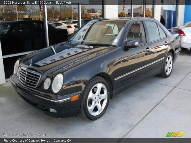Black / Ash 2002 Mercedes-Benz E 430 Sedan