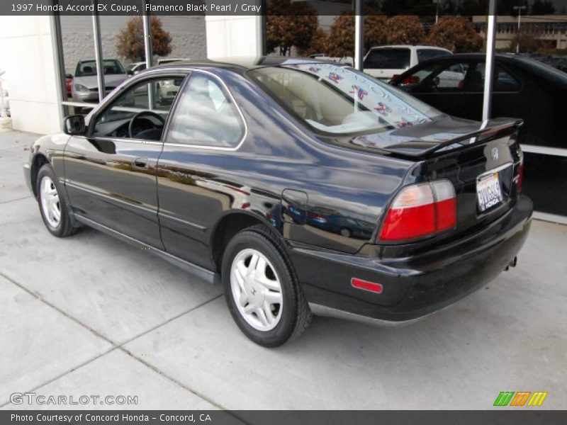 Flamenco Black Pearl / Gray 1997 Honda Accord EX Coupe