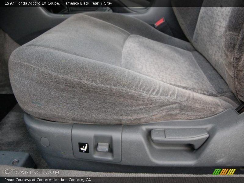 Flamenco Black Pearl / Gray 1997 Honda Accord EX Coupe