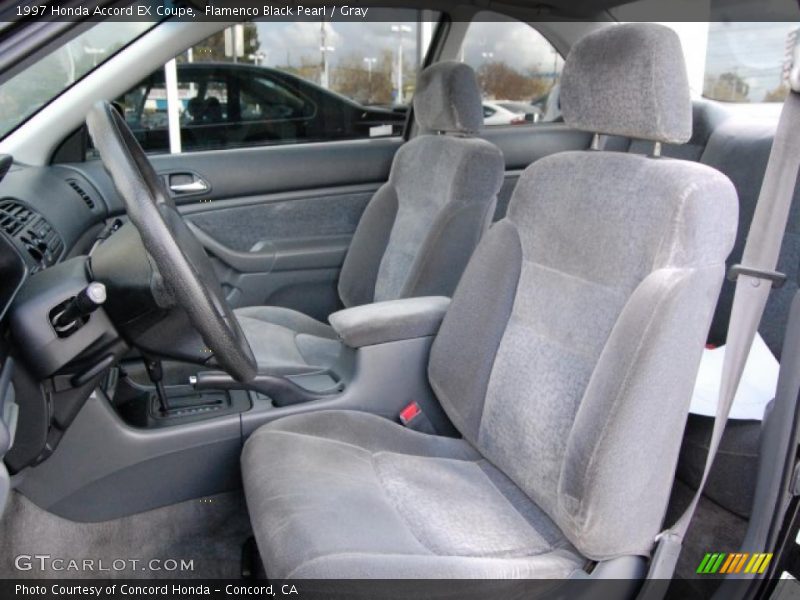 Flamenco Black Pearl / Gray 1997 Honda Accord EX Coupe