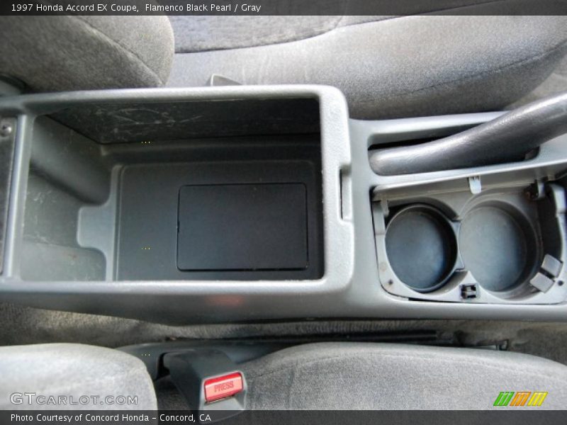 Flamenco Black Pearl / Gray 1997 Honda Accord EX Coupe