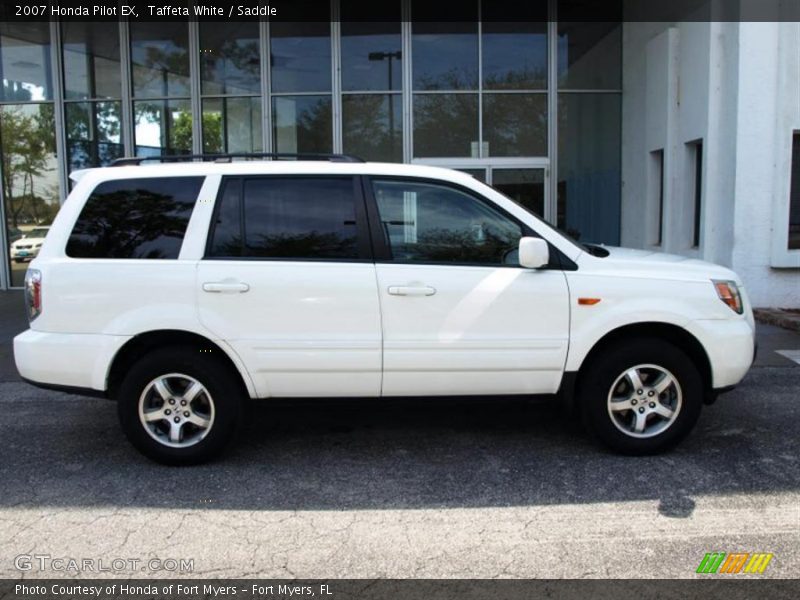 Taffeta White / Saddle 2007 Honda Pilot EX