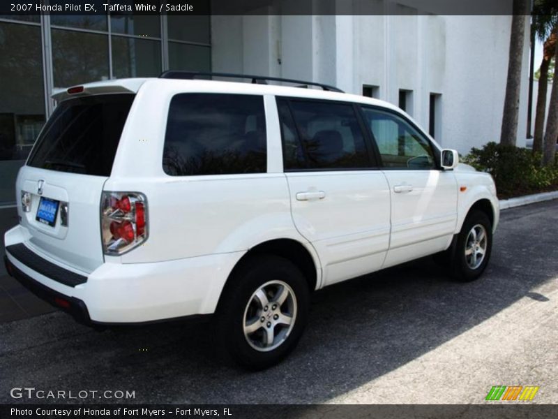 Taffeta White / Saddle 2007 Honda Pilot EX
