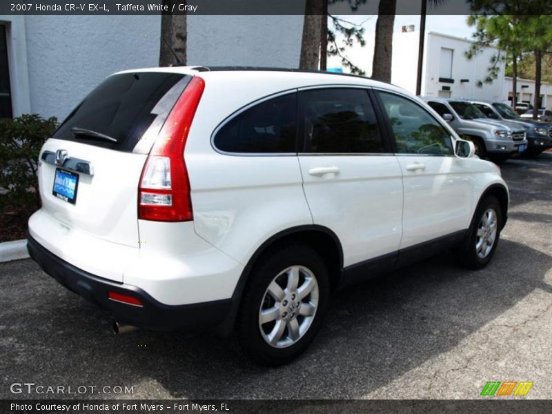 Taffeta White / Gray 2007 Honda CR-V EX-L