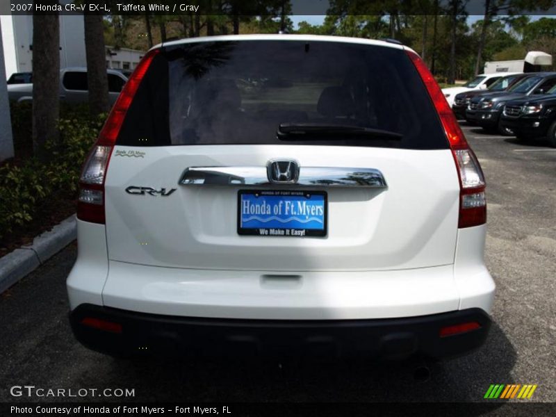 Taffeta White / Gray 2007 Honda CR-V EX-L