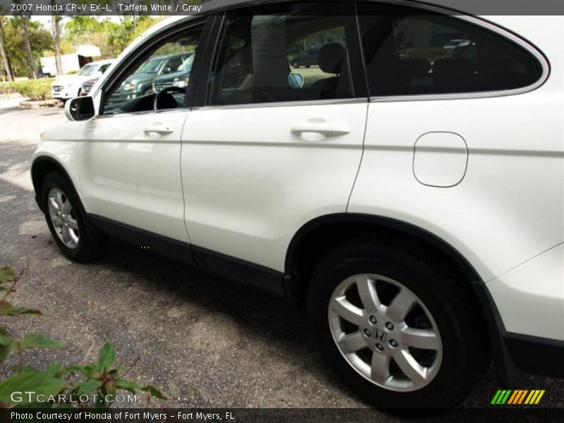 Taffeta White / Gray 2007 Honda CR-V EX-L