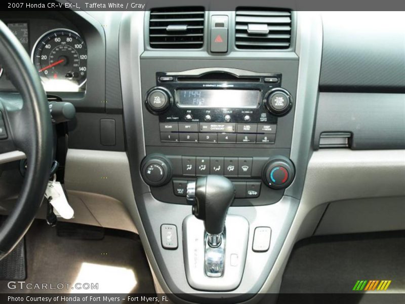 Taffeta White / Gray 2007 Honda CR-V EX-L