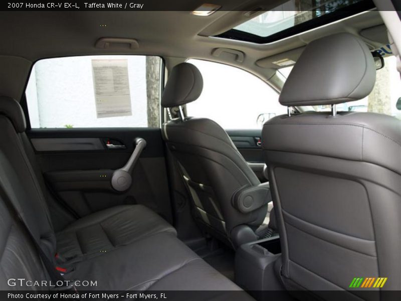 Taffeta White / Gray 2007 Honda CR-V EX-L