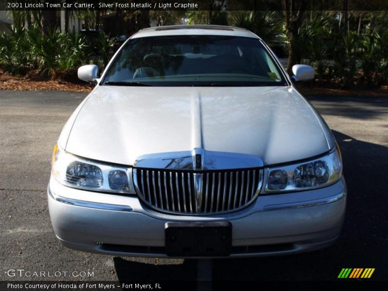 Silver Frost Metallic / Light Graphite 2001 Lincoln Town Car Cartier