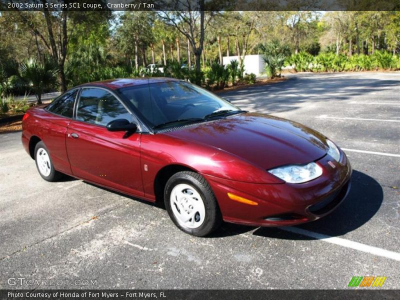 Cranberry / Tan 2002 Saturn S Series SC1 Coupe