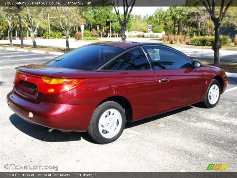Cranberry / Tan 2002 Saturn S Series SC1 Coupe