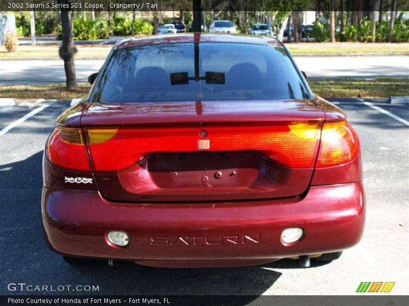 Cranberry / Tan 2002 Saturn S Series SC1 Coupe