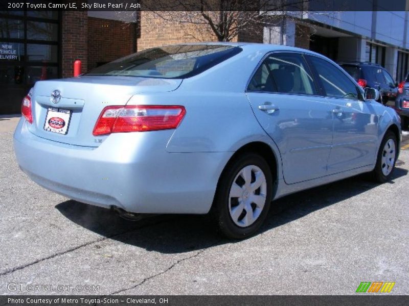 Sky Blue Pearl / Ash 2007 Toyota Camry LE