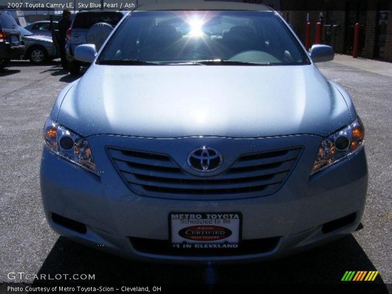 Sky Blue Pearl / Ash 2007 Toyota Camry LE