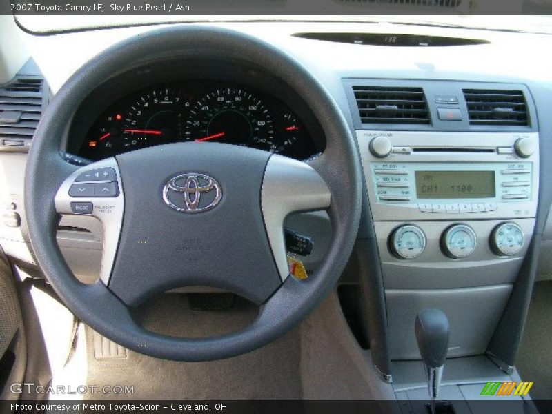 Sky Blue Pearl / Ash 2007 Toyota Camry LE