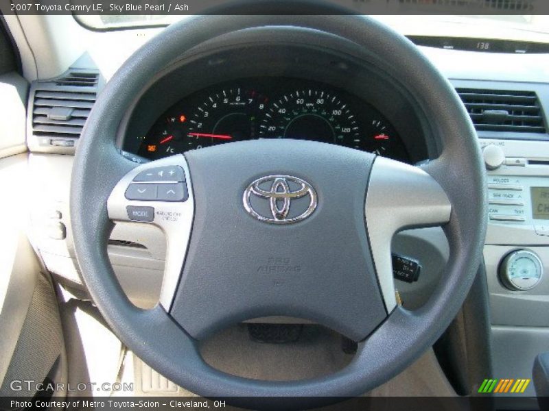 Sky Blue Pearl / Ash 2007 Toyota Camry LE