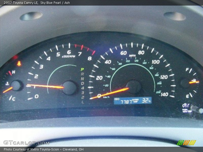 Sky Blue Pearl / Ash 2007 Toyota Camry LE