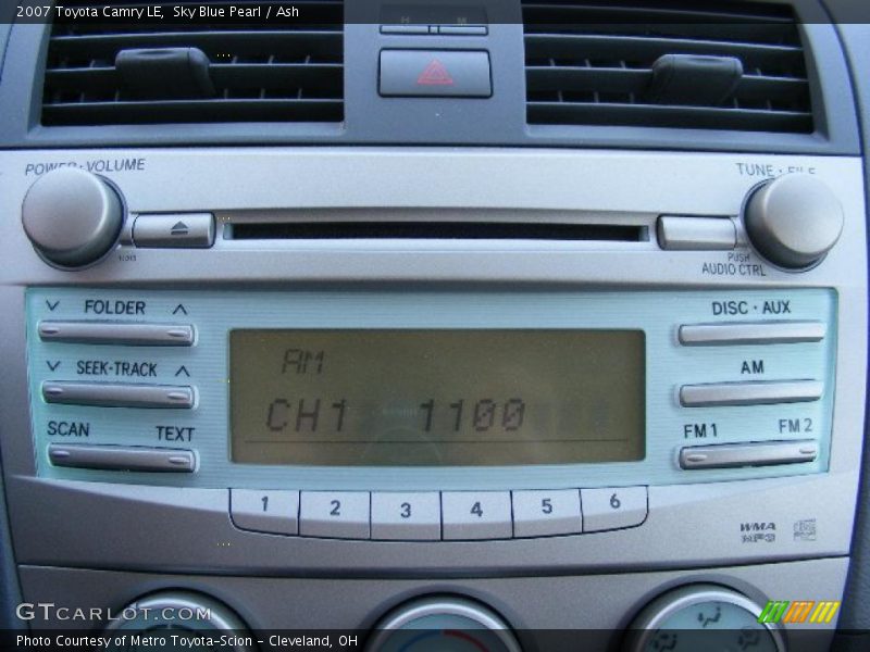 Sky Blue Pearl / Ash 2007 Toyota Camry LE