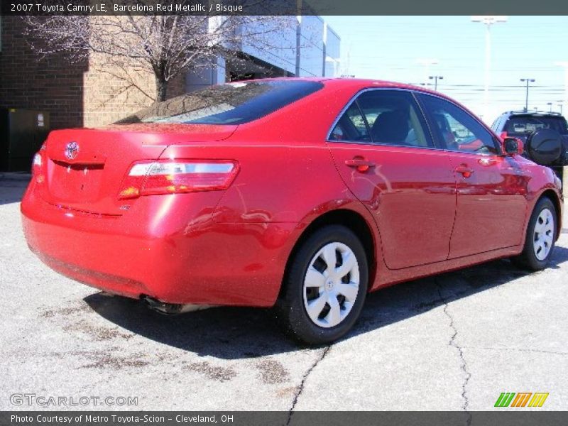 Barcelona Red Metallic / Bisque 2007 Toyota Camry LE