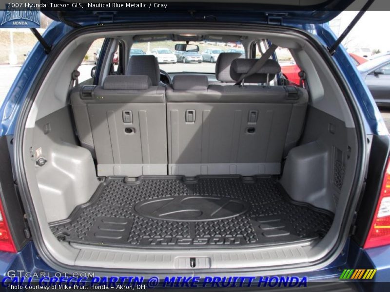 Nautical Blue Metallic / Gray 2007 Hyundai Tucson GLS