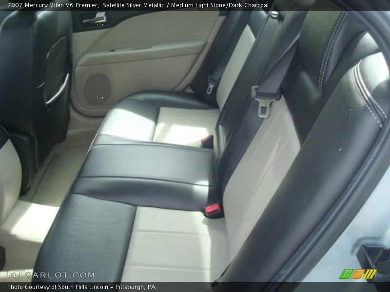 Satellite Silver Metallic / Medium Light Stone/Dark Charcoal 2007 Mercury Milan V6 Premier