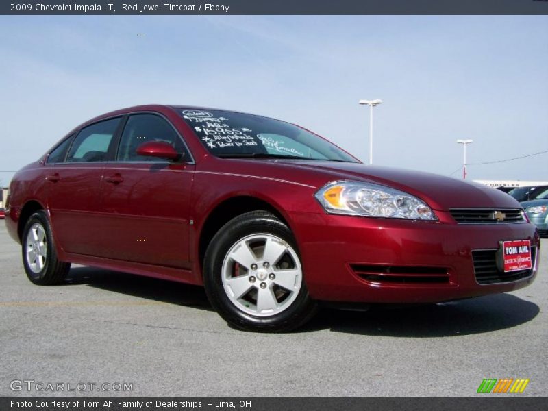 Red Jewel Tintcoat / Ebony 2009 Chevrolet Impala LT
