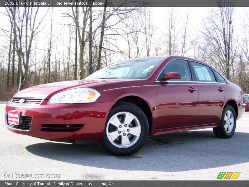 Red Jewel Tintcoat / Ebony 2009 Chevrolet Impala LT