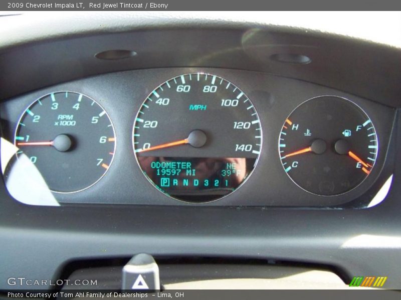 Red Jewel Tintcoat / Ebony 2009 Chevrolet Impala LT