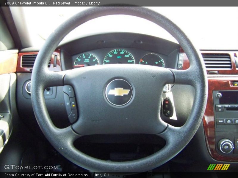 Red Jewel Tintcoat / Ebony 2009 Chevrolet Impala LT