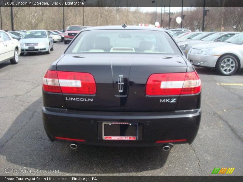 Black / Light Stone 2008 Lincoln MKZ Sedan