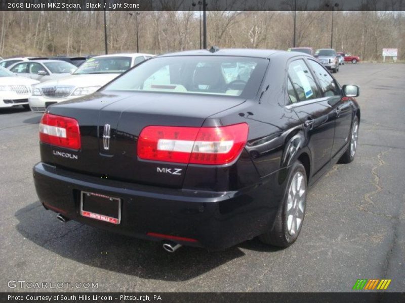 Black / Light Stone 2008 Lincoln MKZ Sedan