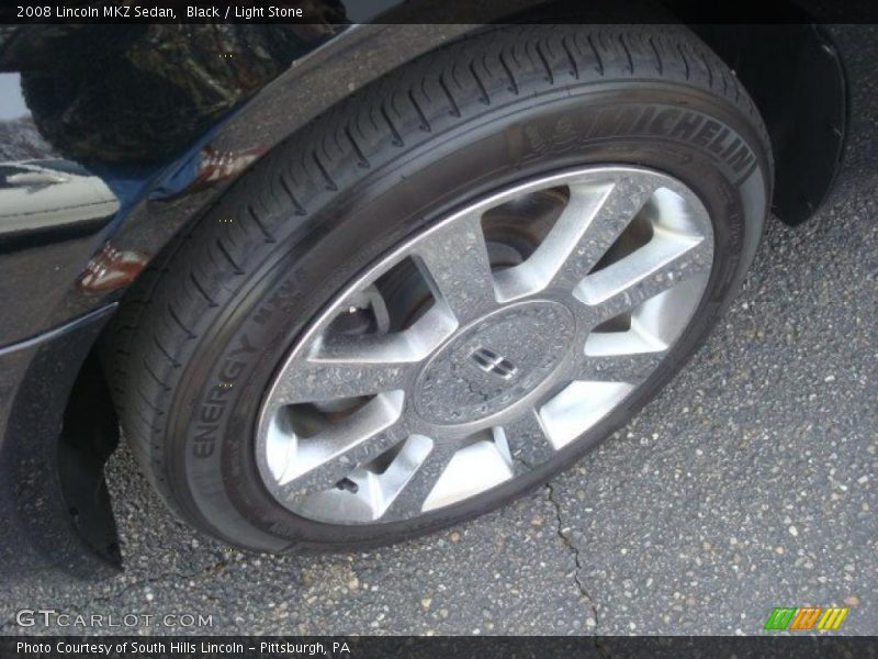 Black / Light Stone 2008 Lincoln MKZ Sedan