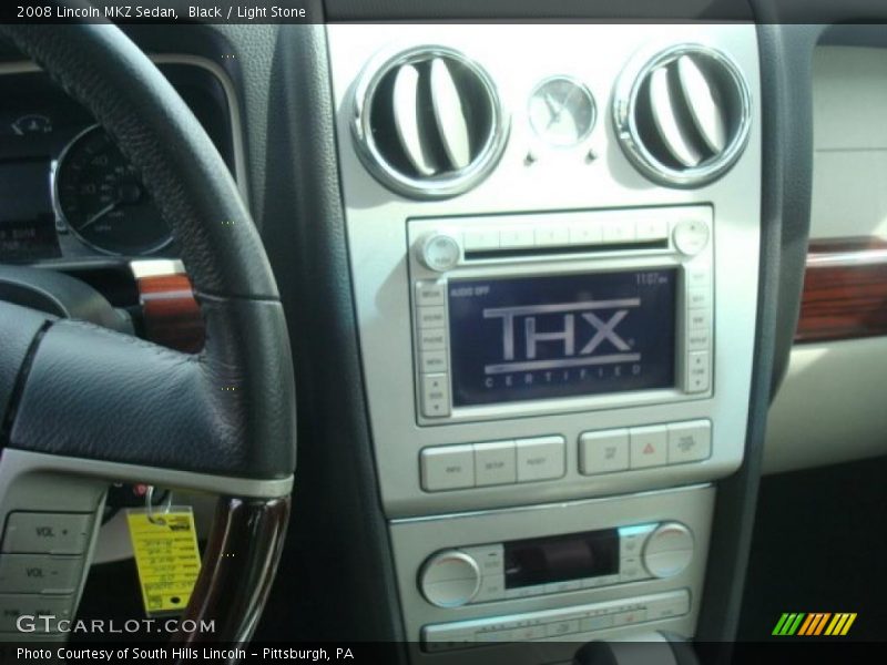 Black / Light Stone 2008 Lincoln MKZ Sedan
