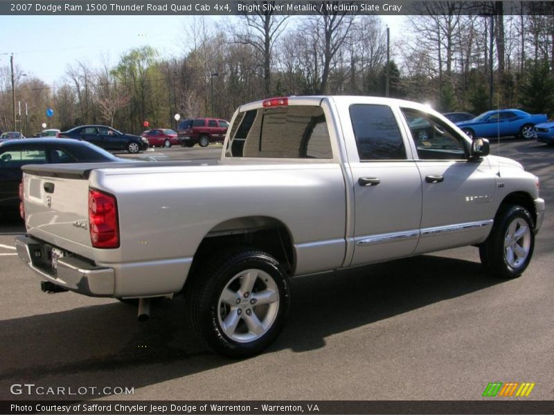 Bright Silver Metallic / Medium Slate Gray 2007 Dodge Ram 1500 Thunder Road Quad Cab 4x4