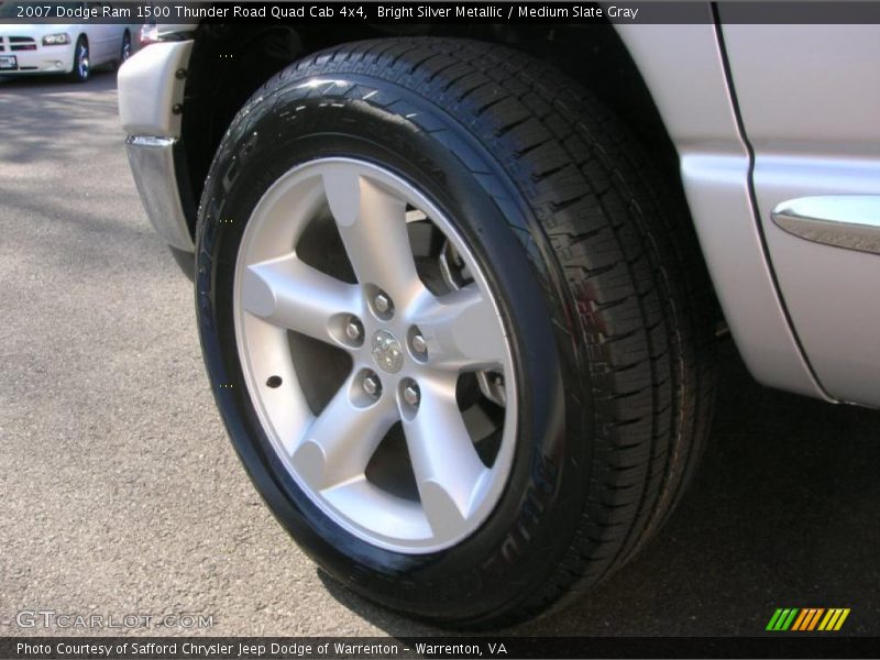 Bright Silver Metallic / Medium Slate Gray 2007 Dodge Ram 1500 Thunder Road Quad Cab 4x4