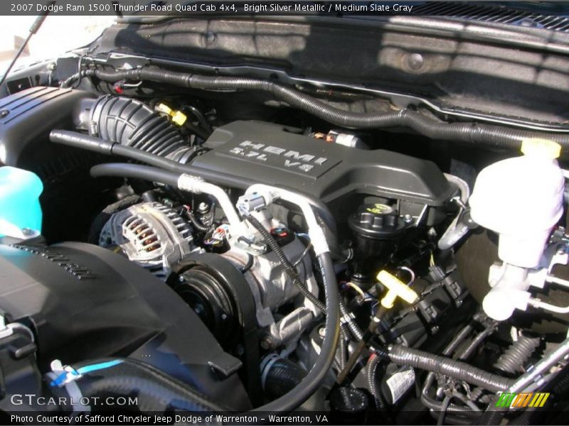 Bright Silver Metallic / Medium Slate Gray 2007 Dodge Ram 1500 Thunder Road Quad Cab 4x4