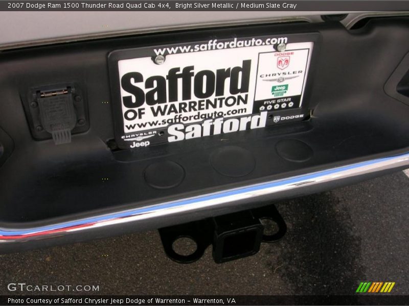 Bright Silver Metallic / Medium Slate Gray 2007 Dodge Ram 1500 Thunder Road Quad Cab 4x4