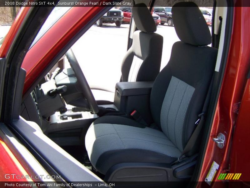 Sunburst Orange Pearl / Dark Slate Gray 2008 Dodge Nitro SXT 4x4