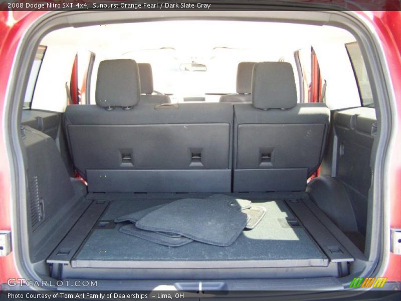 Sunburst Orange Pearl / Dark Slate Gray 2008 Dodge Nitro SXT 4x4