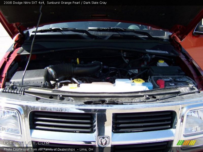 Sunburst Orange Pearl / Dark Slate Gray 2008 Dodge Nitro SXT 4x4